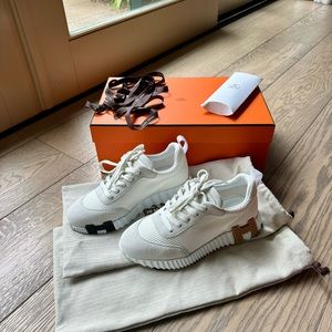 Brand New Hermes Women Bouncing Sneakers, US 6.5